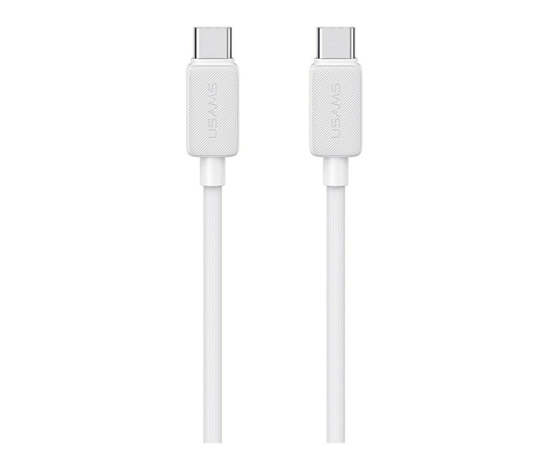USAMS Kabel KY Series US-SJ696 60W USB-C do USB-C 2m biały - 1569045 - zdjęcie